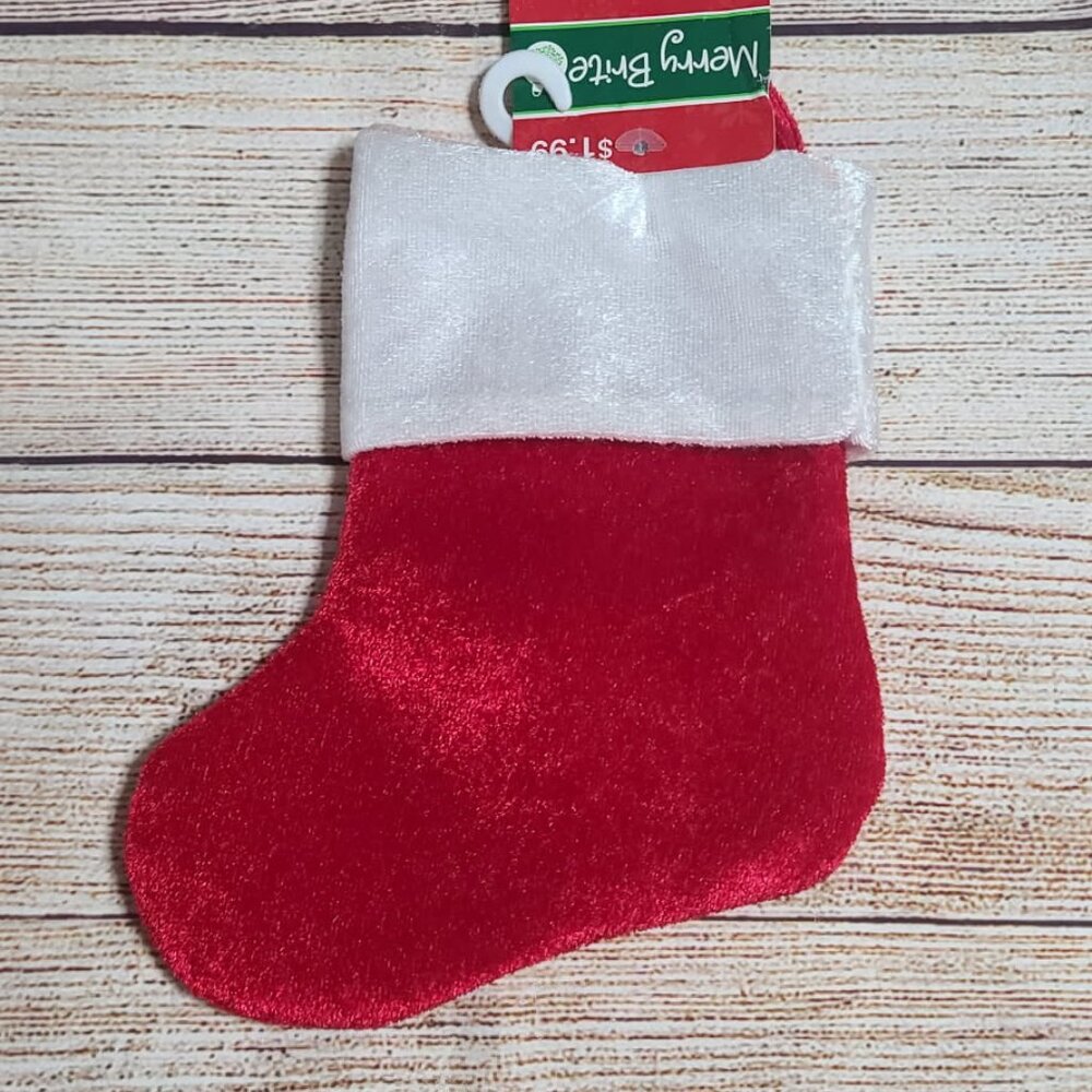 Mini Monogram S Stocking - NEW - Picture 2 of 3